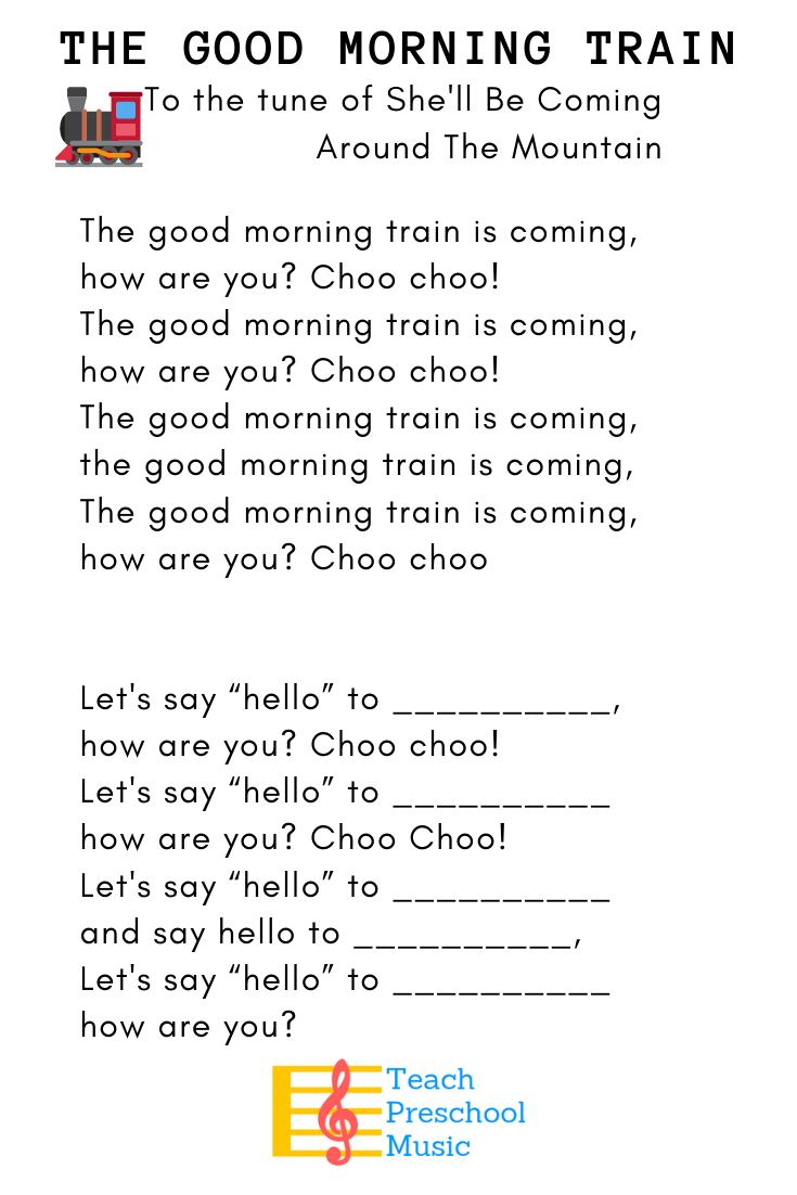 Kids Love This Train-Themed Hello Song! #preschoolmusic