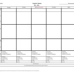 Kindergarten Common Core Weekly Lesson Plan Template W/ Drop Down Lists