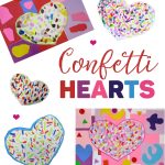 Kindergarten Confetti Hearts For Valentine's Day