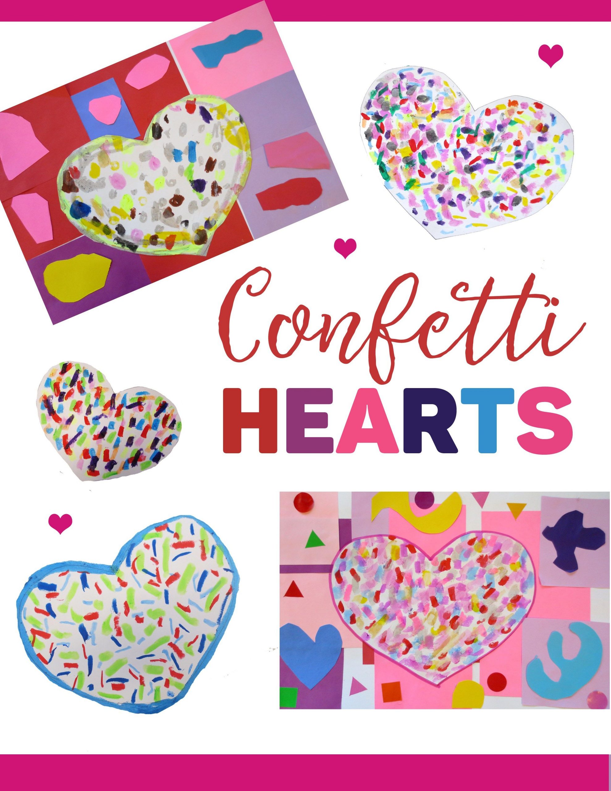 Kindergarten Confetti Hearts For Valentine&amp;#039;s Day