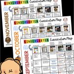 Kindergarten Curriculum Map   Common Core Aligned   Print