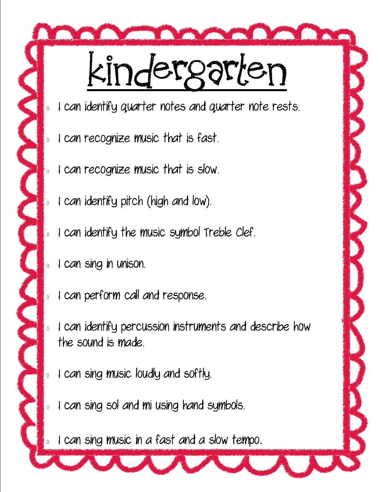 Kindergarten/first Grade | Elementary Music Class