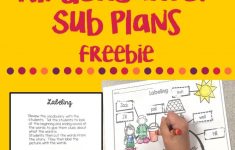 Kindergarten Sub Lesson Plans