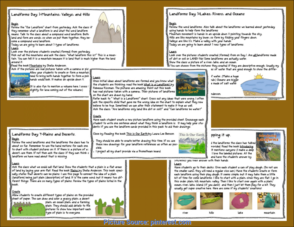 Landform Worksheets For 3Rd Grade | Printable Worksheets And