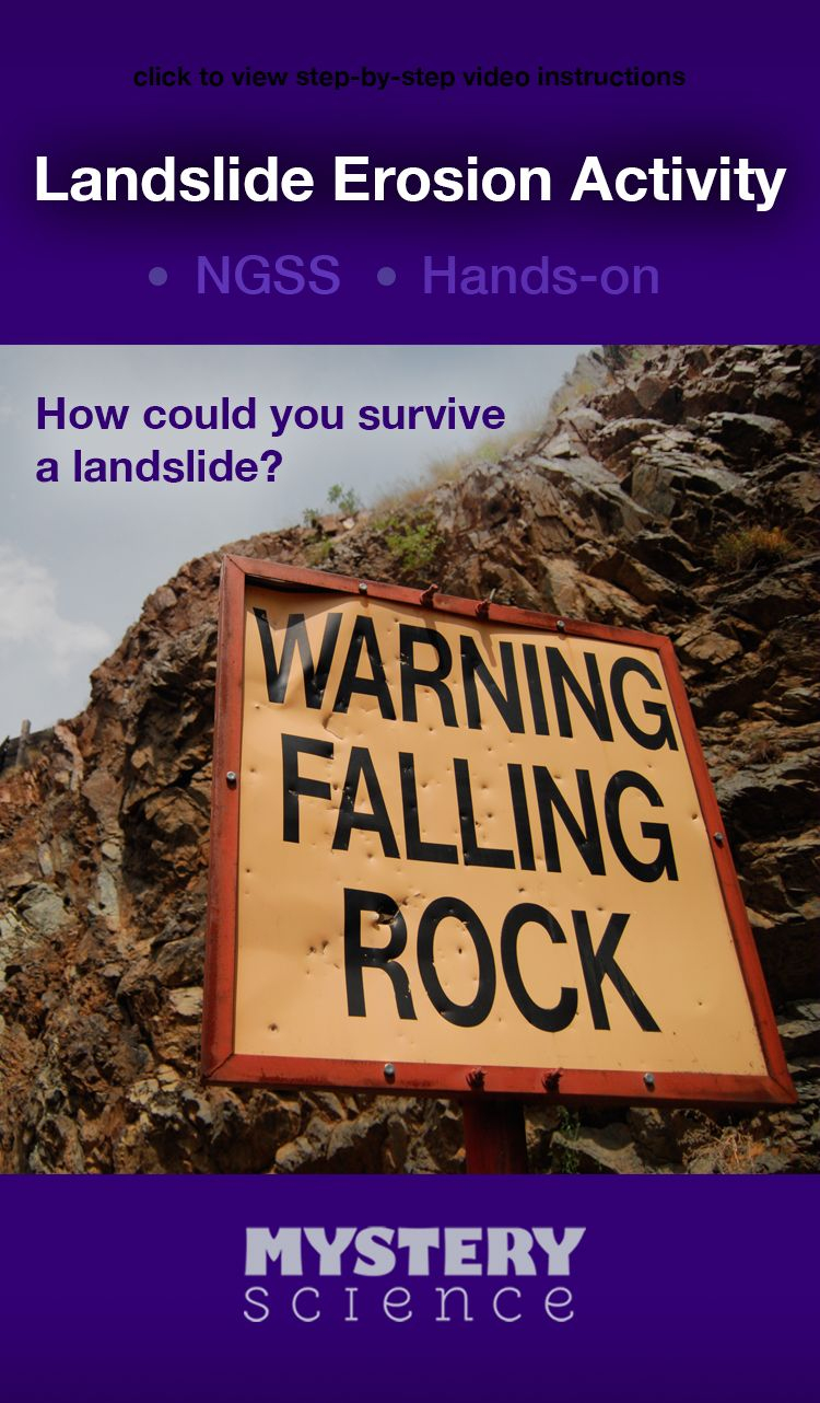 Landslide Erosion Activity - Free Hands-On Science Activity