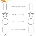 Ldentify Left And Right Orientation Preschool Worksheets
