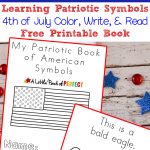 Learning Patriotic Symbols Free Printable 4Th Of July Book