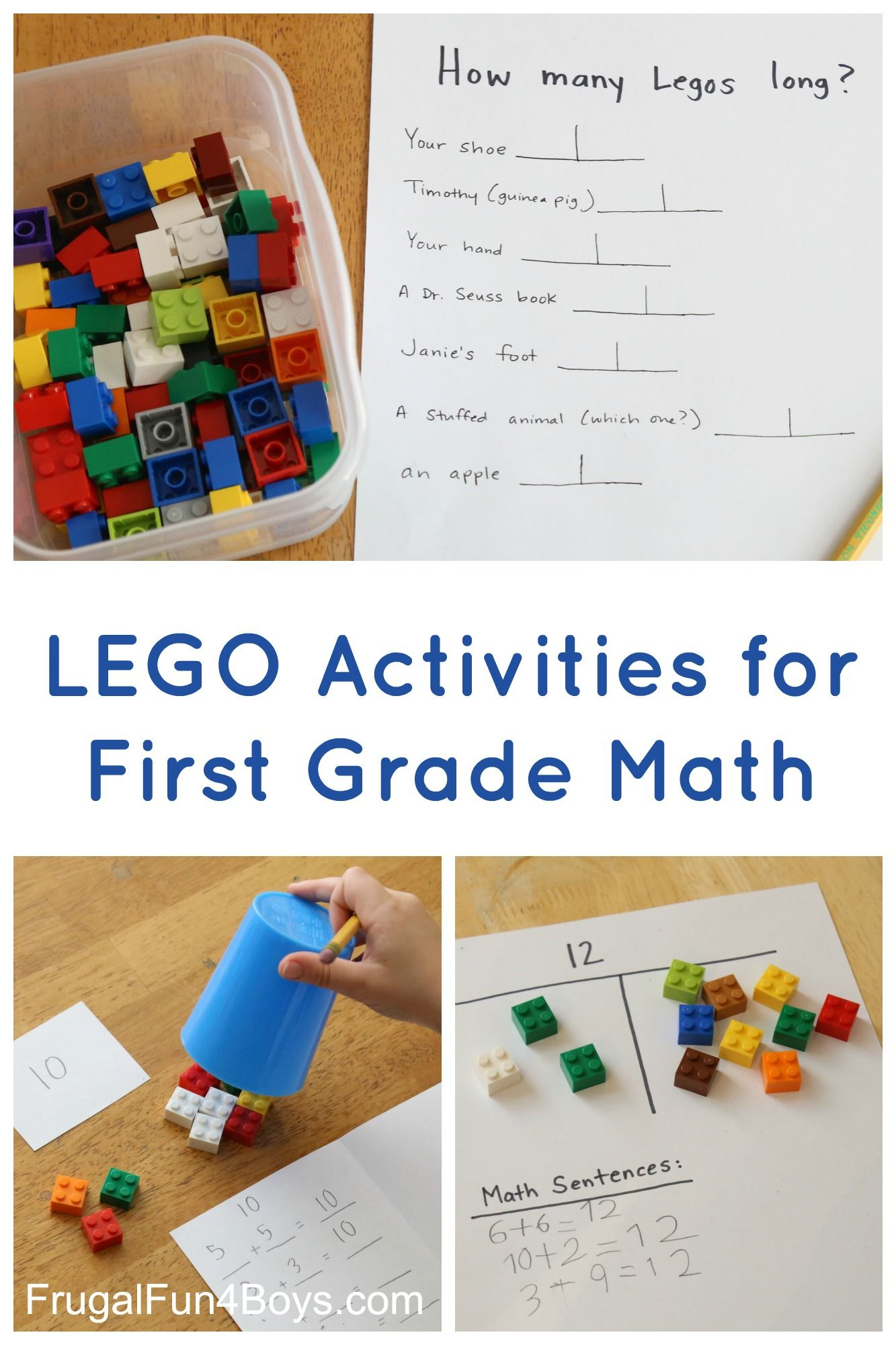 Lego Activities For First Grade Math (With Images) | Lego