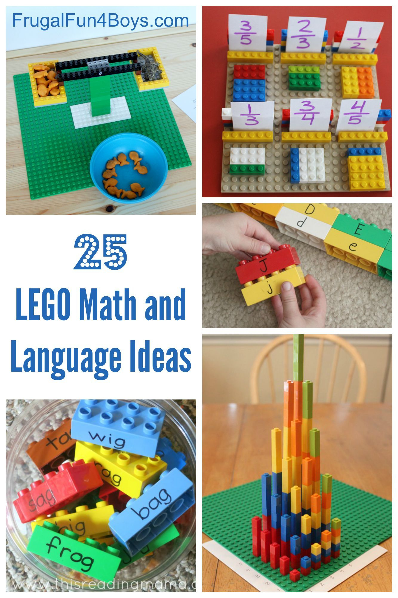 Lego Learning: 25 Math And Language Ideas For Preschool