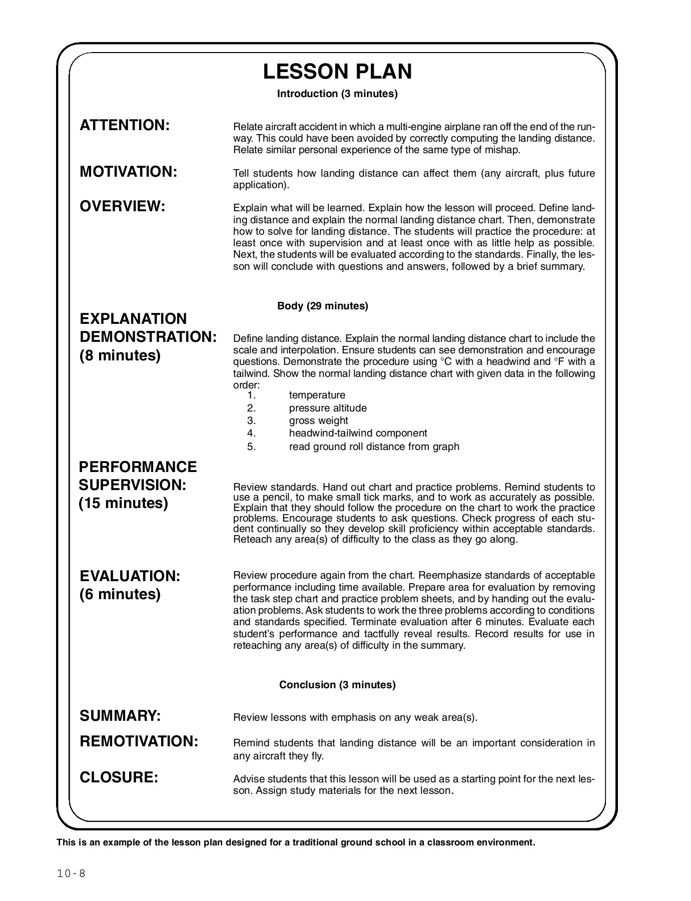 Lesson Plan - Federal Aviation Administration Pages 1 - 6