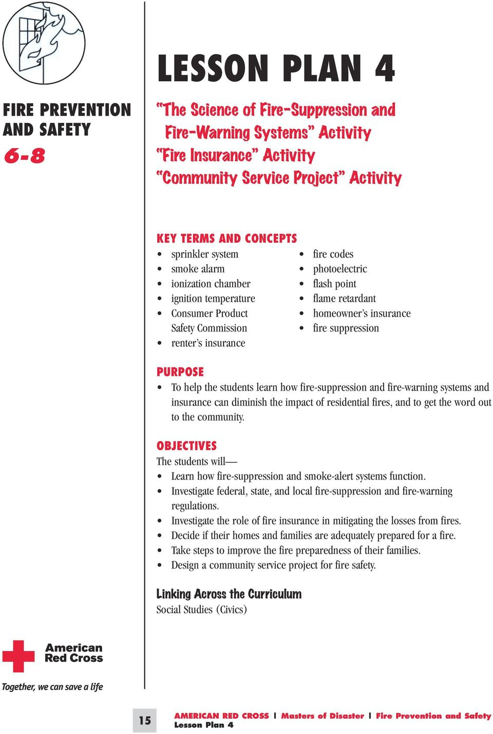 Lesson Plan Fire Prevention And Safety - Pdf Free Download