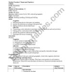 Lesson Plan (Integrated Language Learning)   Esl Worksheet