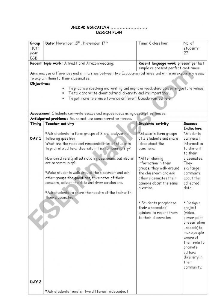 lesson-plan-on-cultural-diversity-esl-worksheetdomagama-lesson