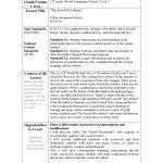 Lesson Plan Template For French   Google Search | Lesson