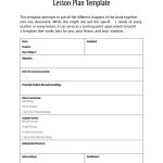 Lesson Plan Template (With Images) | Lesson Plan Template