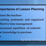 Lesson Planning: Need And Importance