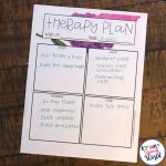 Lesson Plans For Speech Therapy + Free Planning Sheet