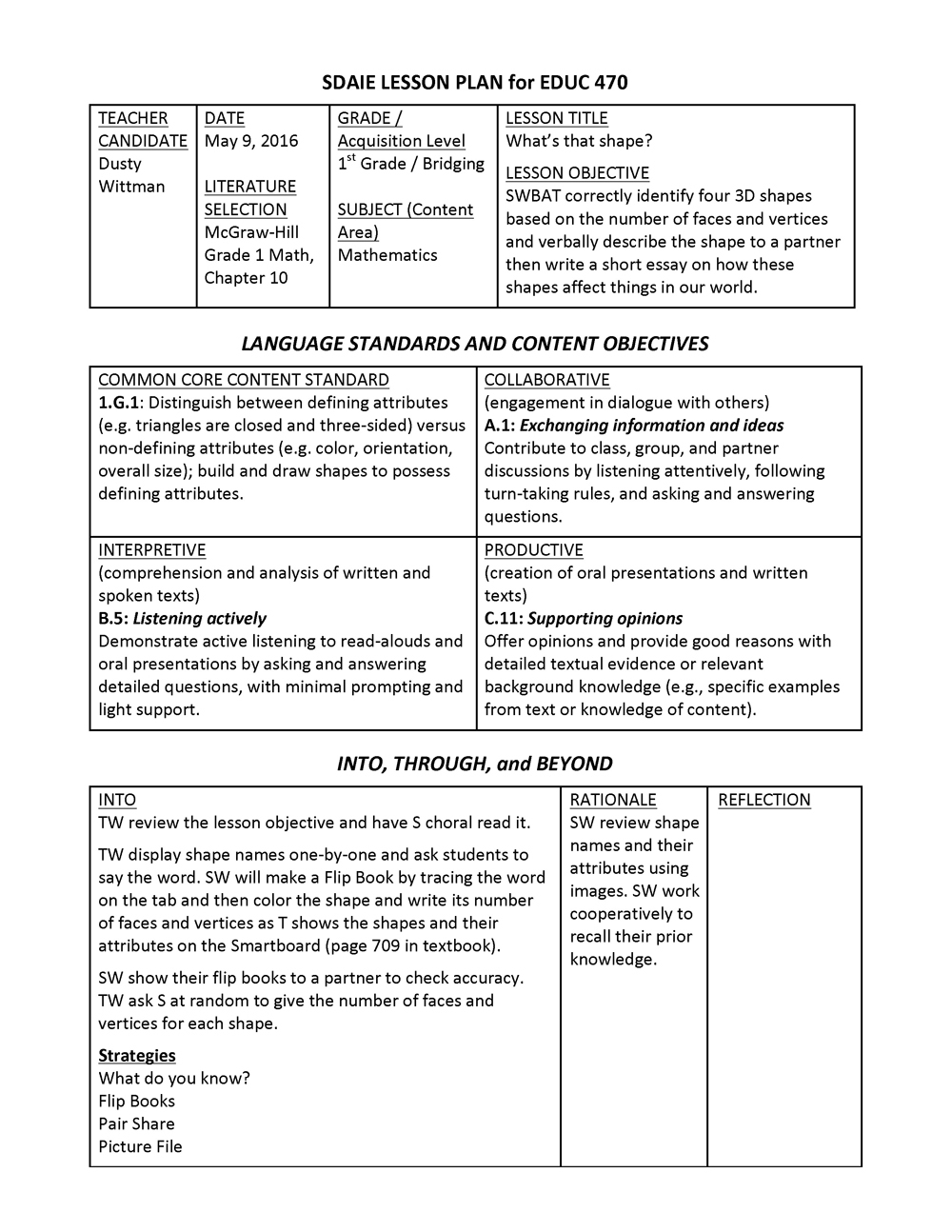 Lesson Plans – Mr. Wittman&amp;#039;s World