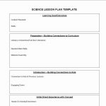 Lesson Plans Template Elementary Luxury Science Lesson Plan