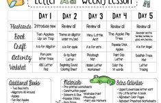 Kindergarten Letter Lesson Plans