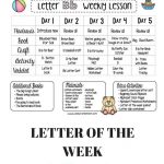 Letter B Weekly Lesson Plan   Letter Of The Week (2 | Lesson