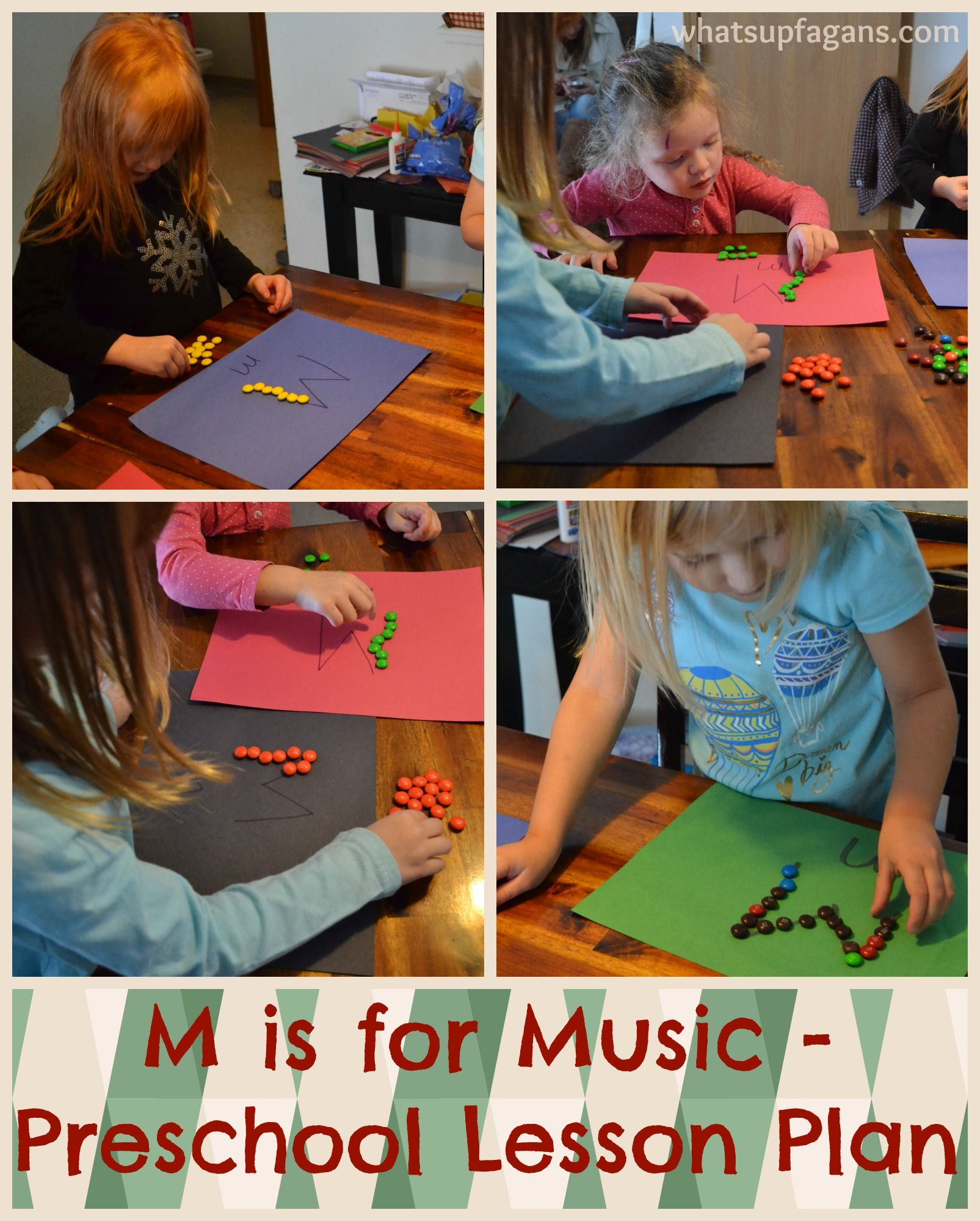 Letter M Activities For Preschool: M Is For Music Lesson