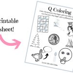 Letter Q Preschool Activities (And Free Preschool Lesson