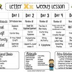Letter X – Free Preschool Weekly Lesson Plan – Letter Of The