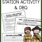 Lewis And Clark Expedition   Discovery Stations And Dbq