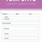 Library Lesson Plan Template   Elementary Librarian