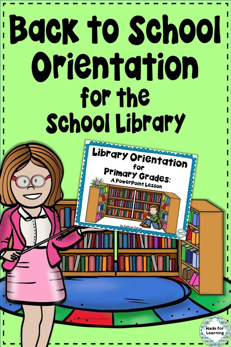 Library Orientation Lesson For Primary | Library Lesson