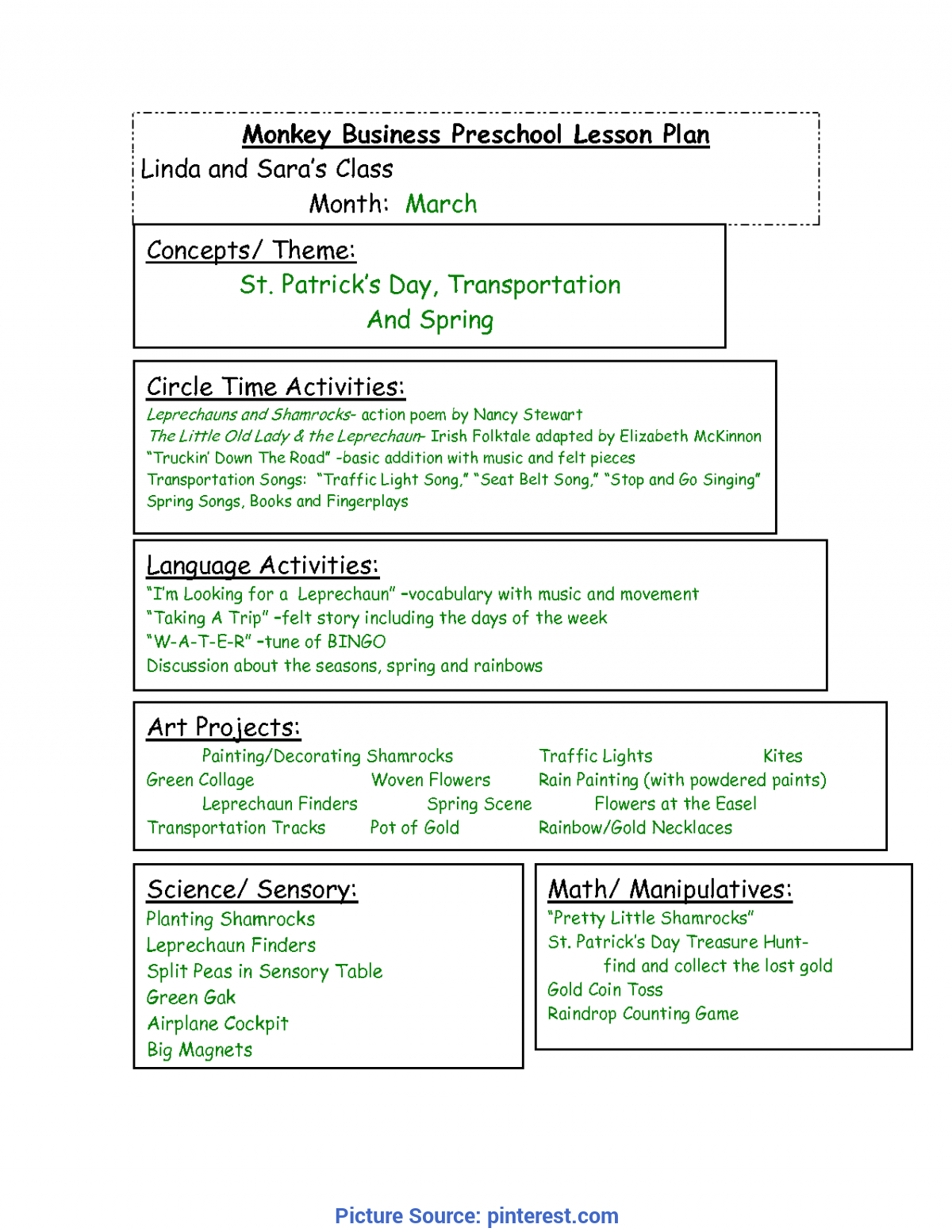 Light Lesson Plans For Preschool - Pusmun