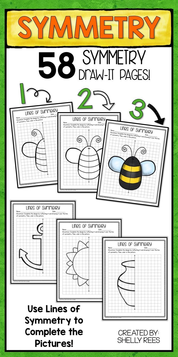 Lines Of Symmetry Activities | Symmetry Activities, Symmetry