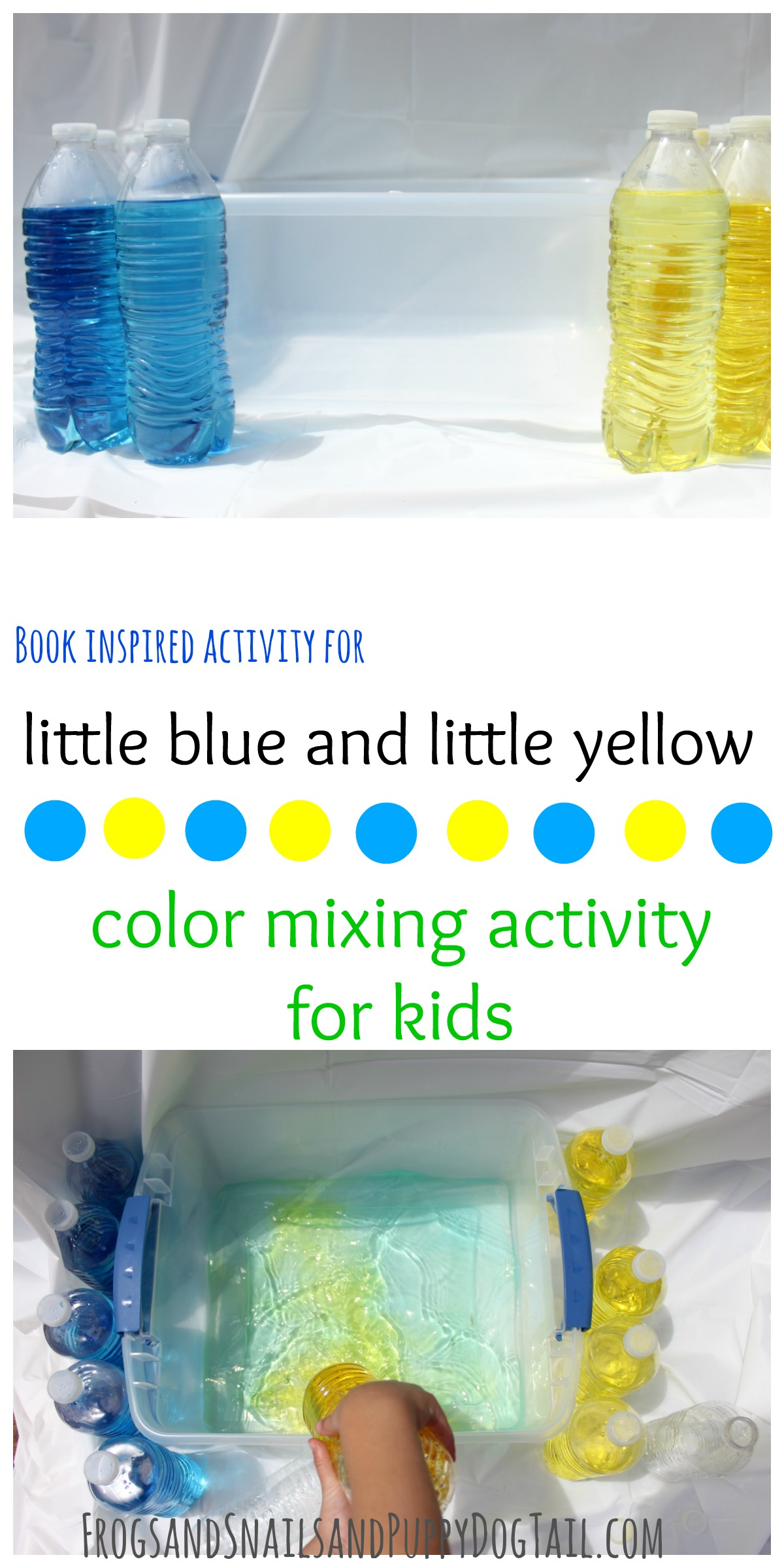 Little Blue And Little Yellow- Color Mixing Activity For