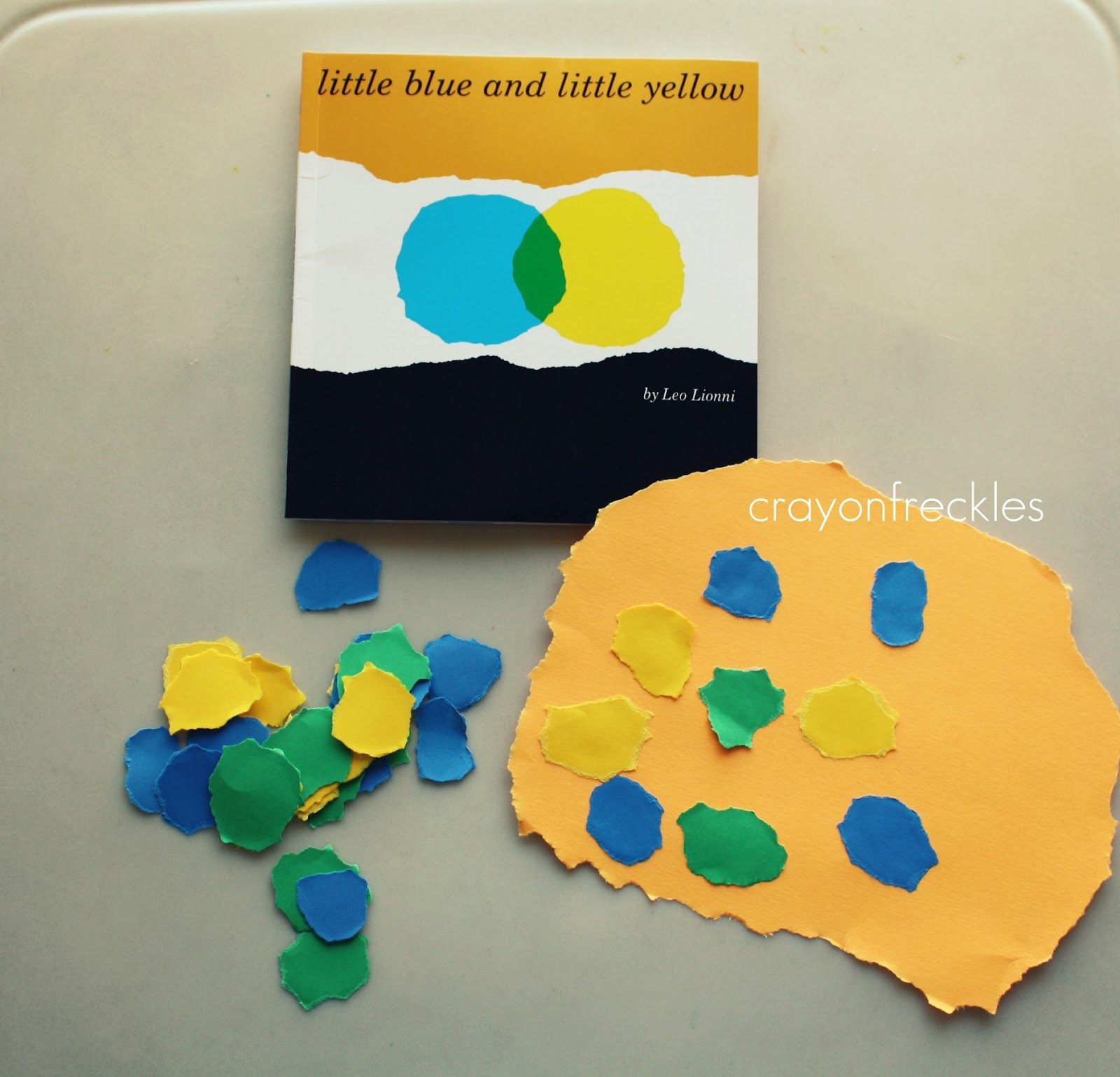 Little Blue And Little Yellow | Preschool Art, Preschool