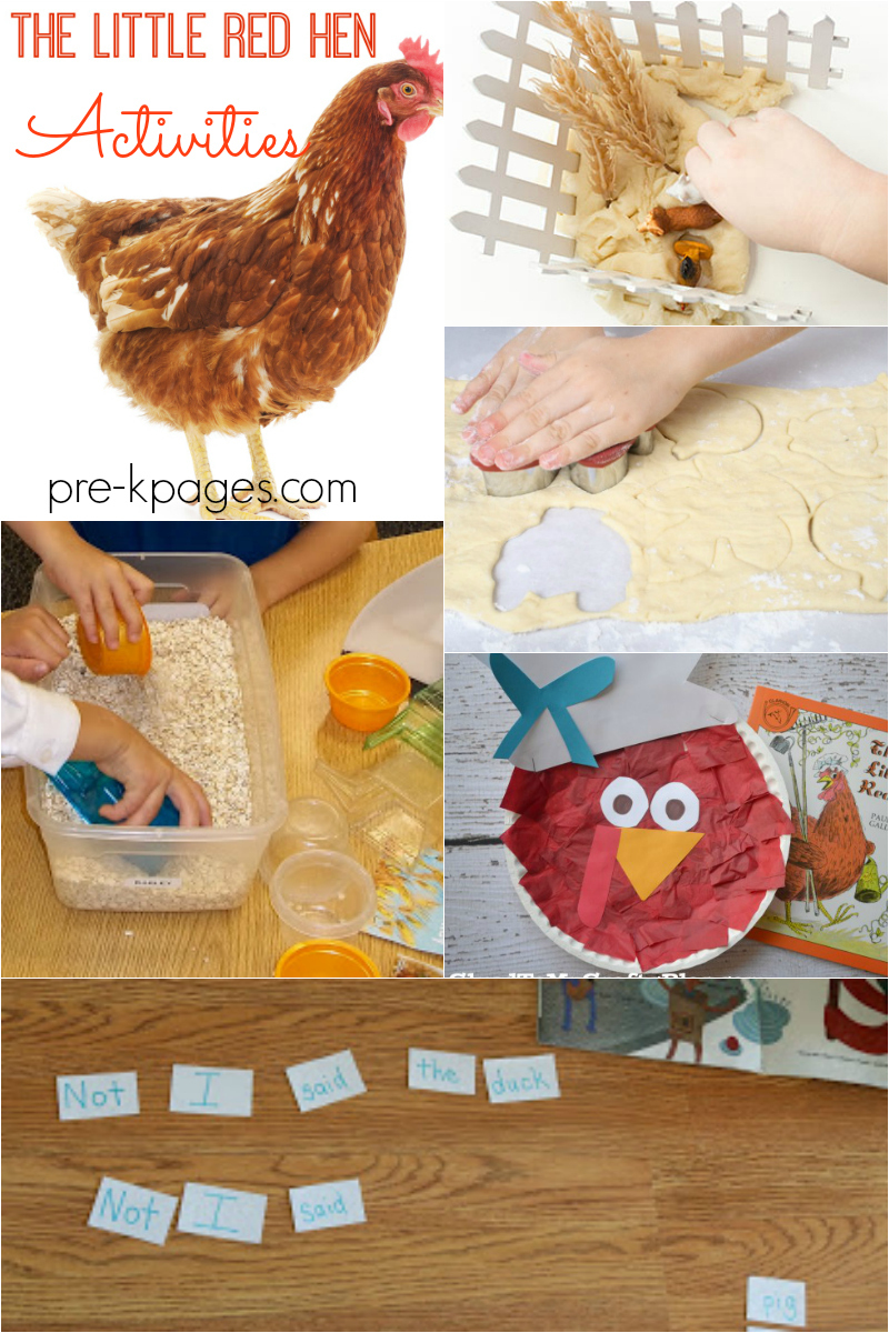 Little Red Hen Activities For Fall - Pre-K Pages
