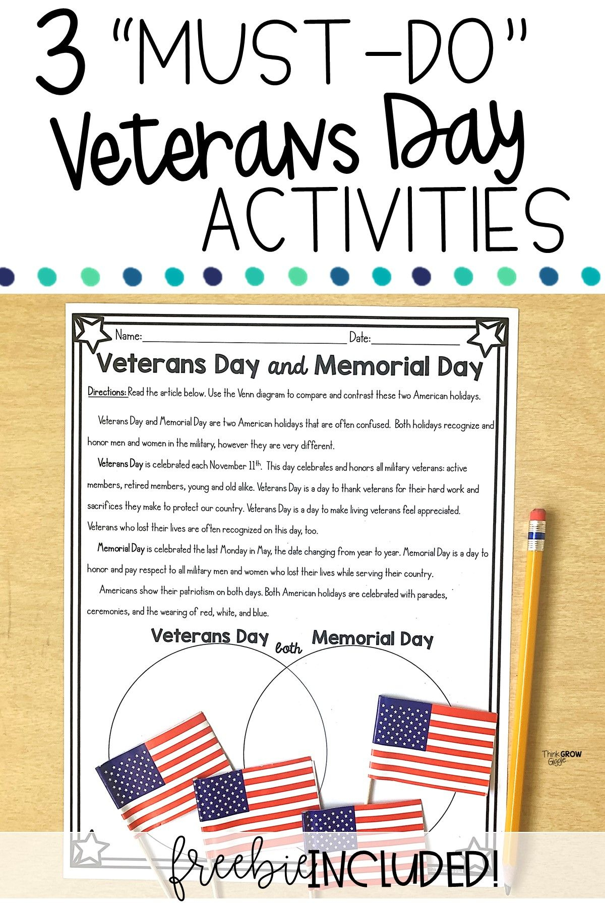 Looking For Veterans Day Free Printables And Easy To