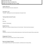Madeline Hunter Lesson Plan Format Template   Google Search