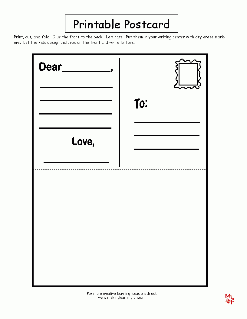 Mail Carrier Printable | Community Helper Lesson, Community