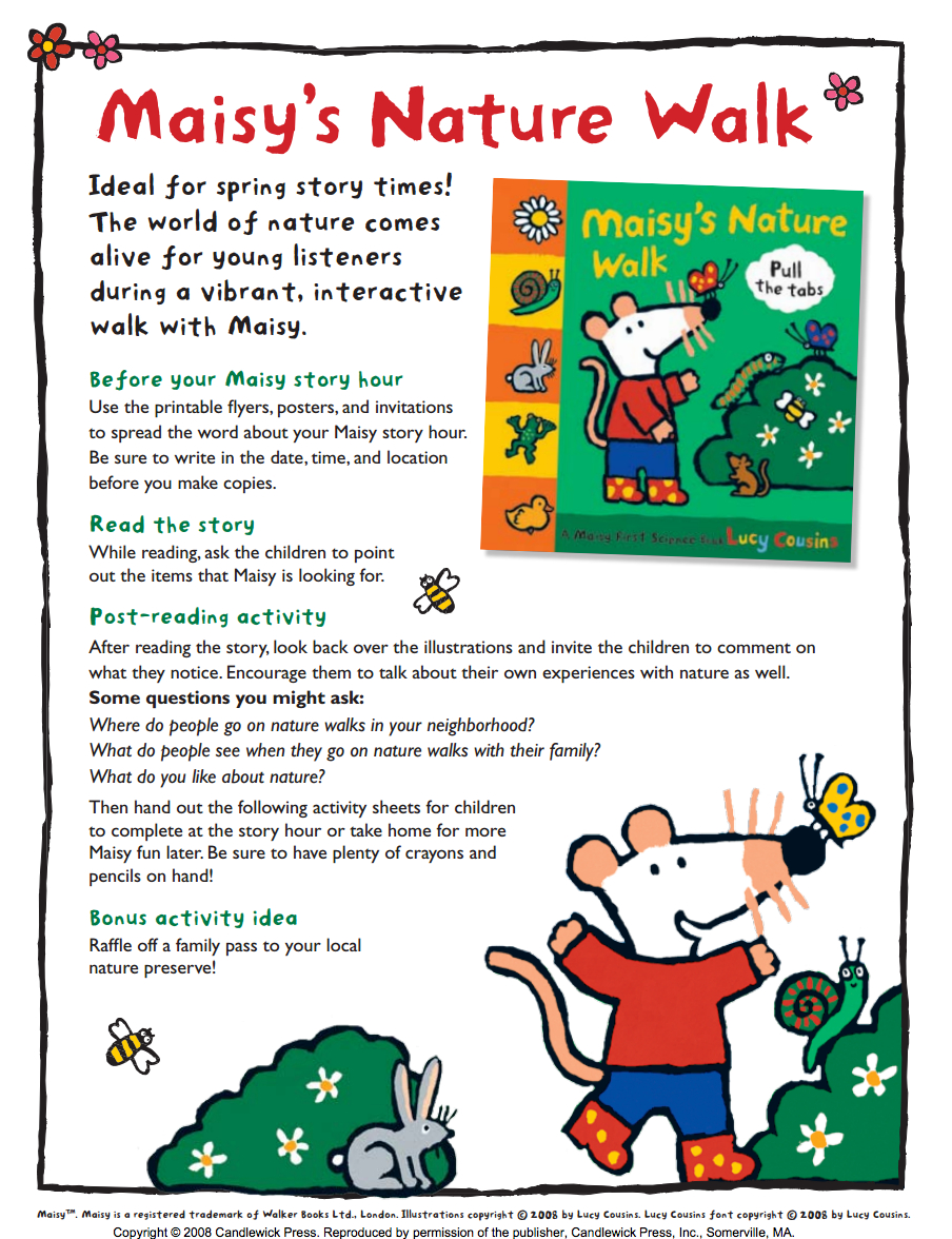 Maisy&amp;#039;s Nature Walk Activity Kit | Early Reading, Activities