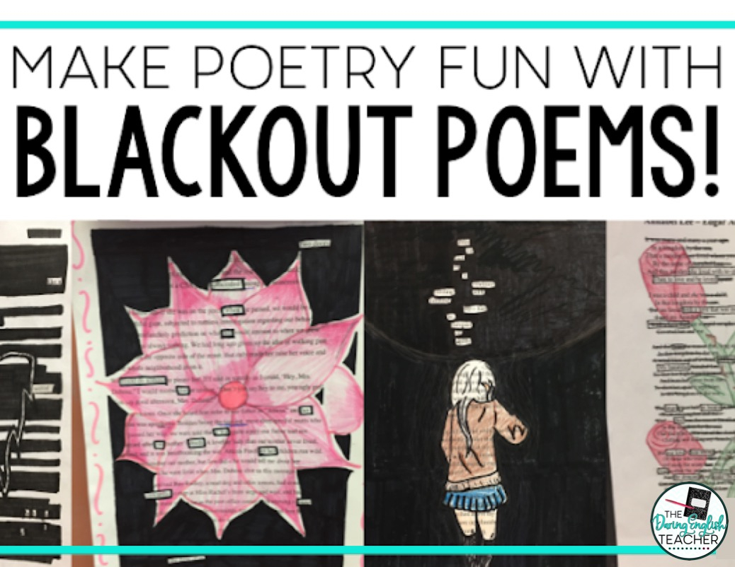 Make Poetry Fun With Blackout Poetry | The Daring English