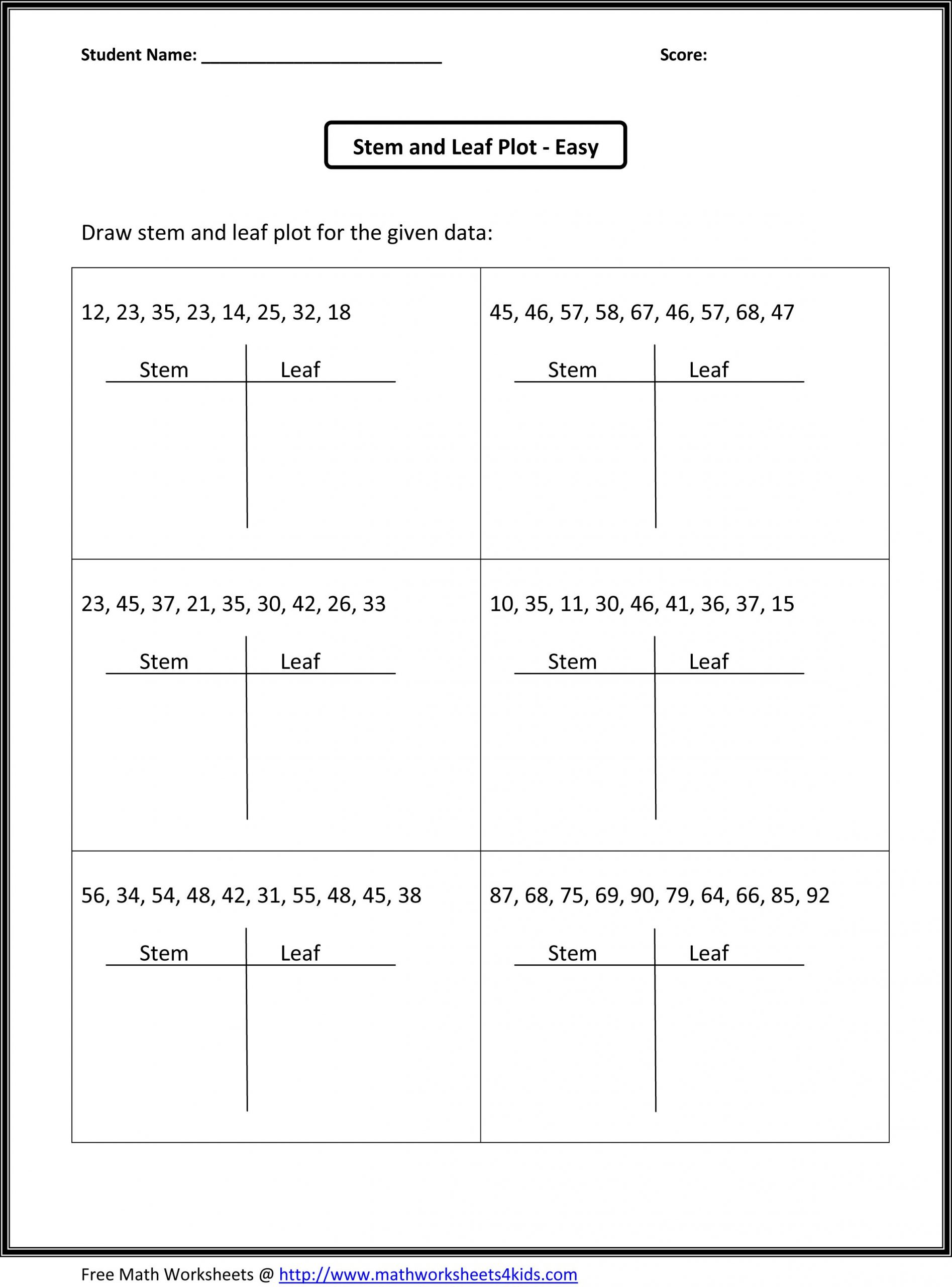 Many Types Of Work Sheets With Answers | 7Th Grade Math