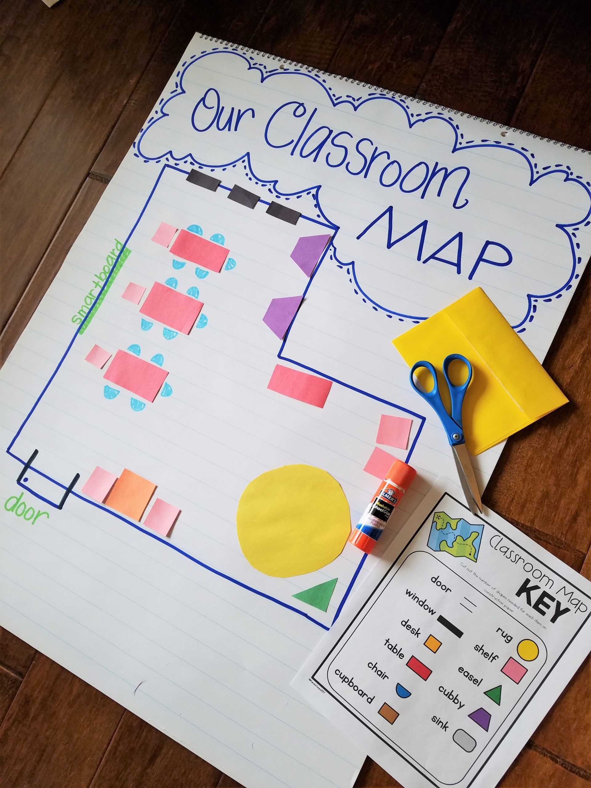Map Skills, Mapping A Classroom Activity. Great For Social