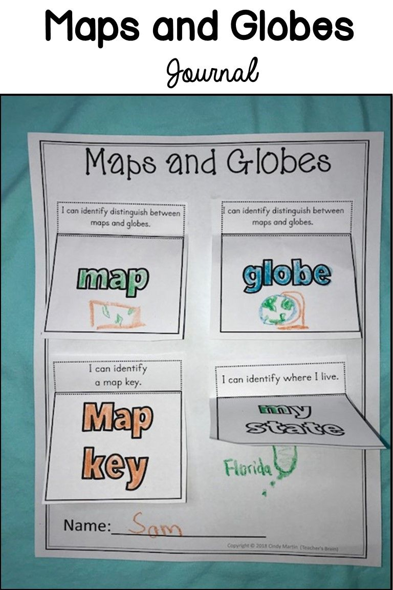Map Skills | Me On The Map | Map Skills, Kindergarten