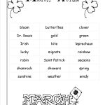 March Lesson Plans, Themes, Holidays, And Printouts