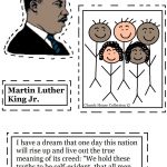 Martin Luther King Jr Craft For Kindergarten | Martin Luther
