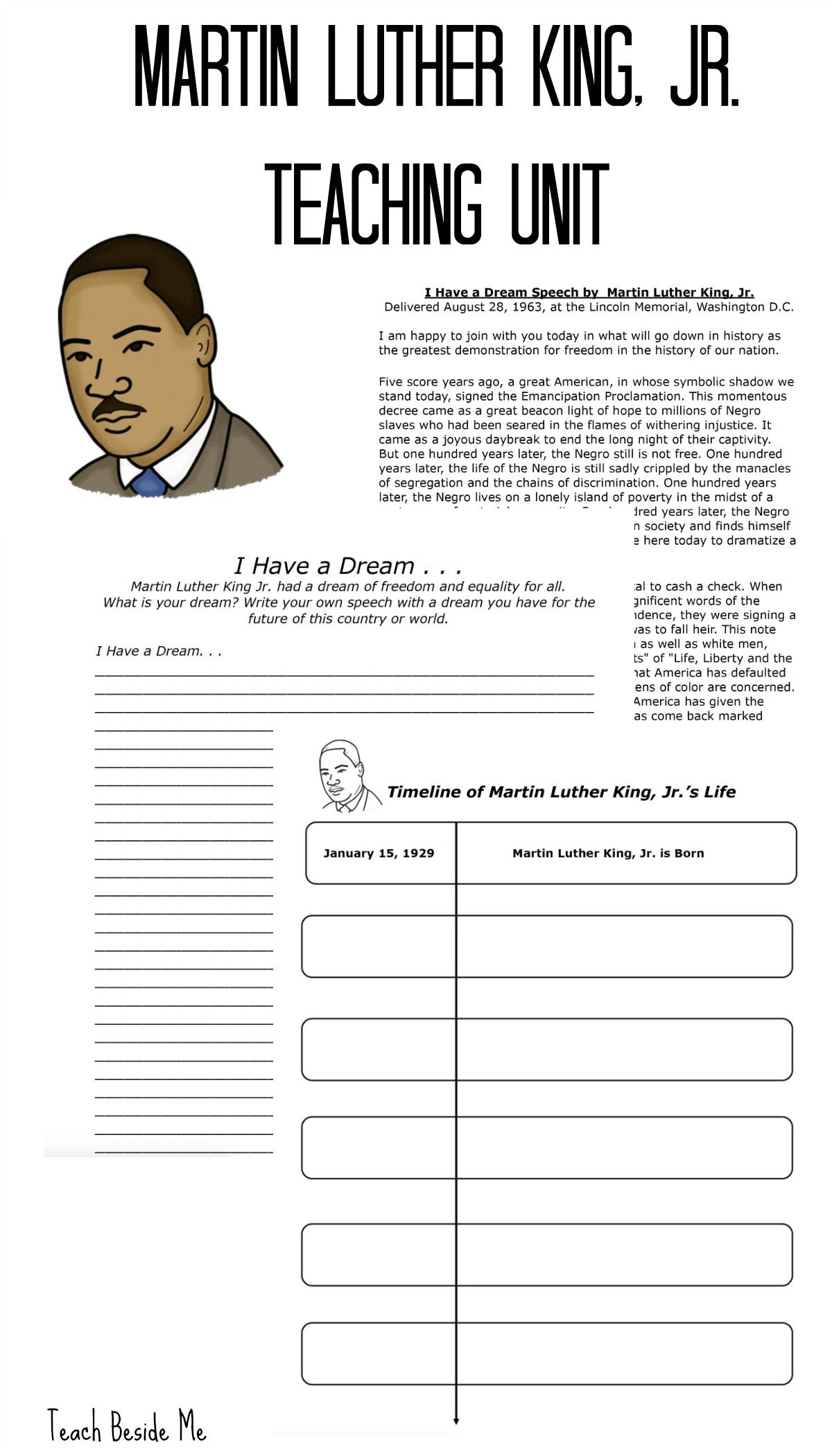 Martin Luther King Jr. Lesson Ideas | Martin Luther King Jr