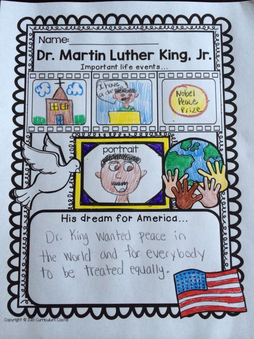 Martin Luther King Jr. Poster Activity Freebie | Mlk Jr Day