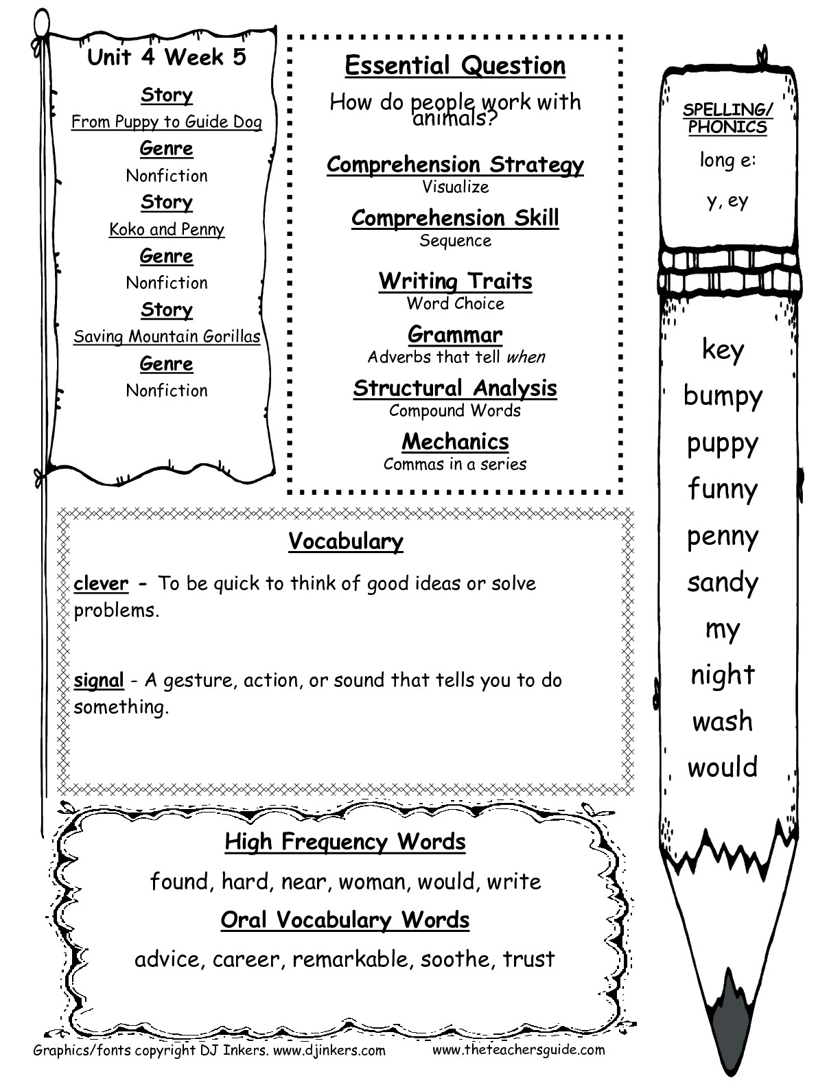 Mcgraw-Hill Wonders First Grade Resources And Printouts