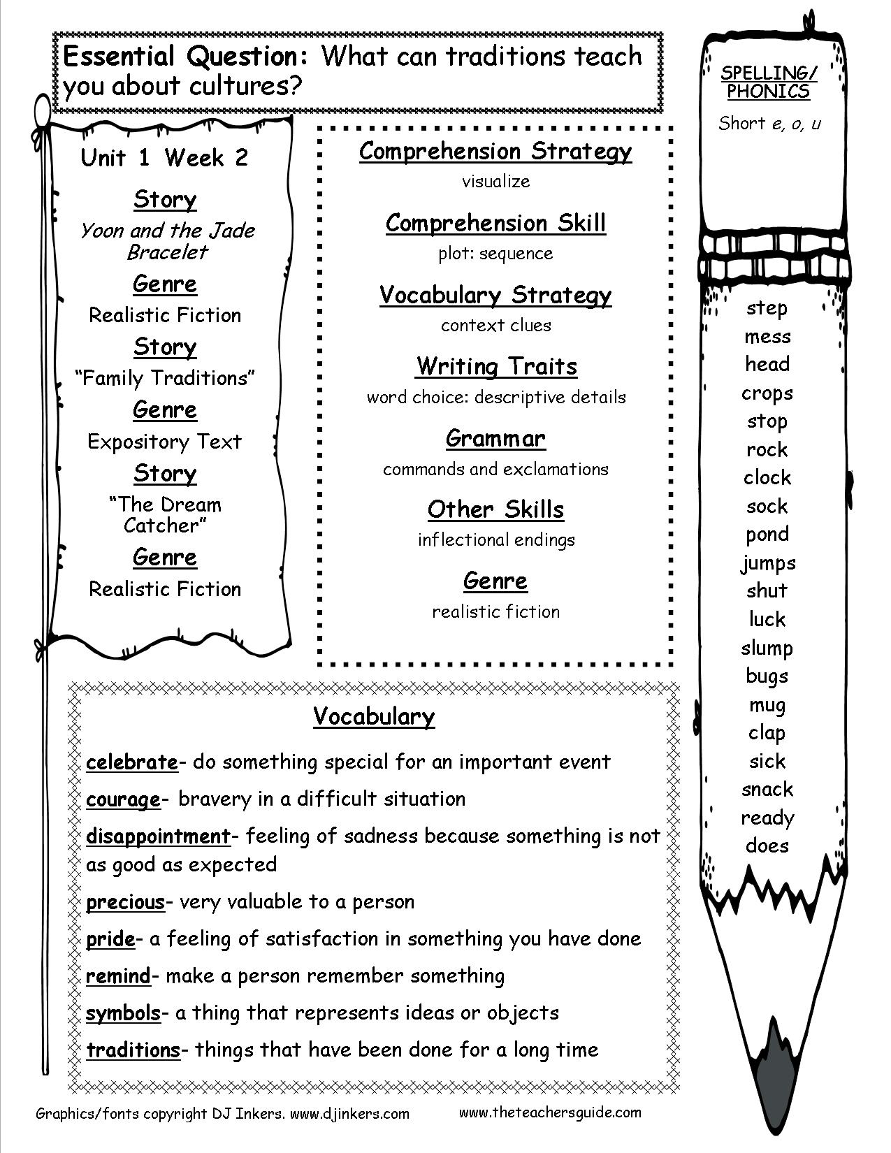 Mcgraw-Hill Wonders Third Grade Resources And Printouts